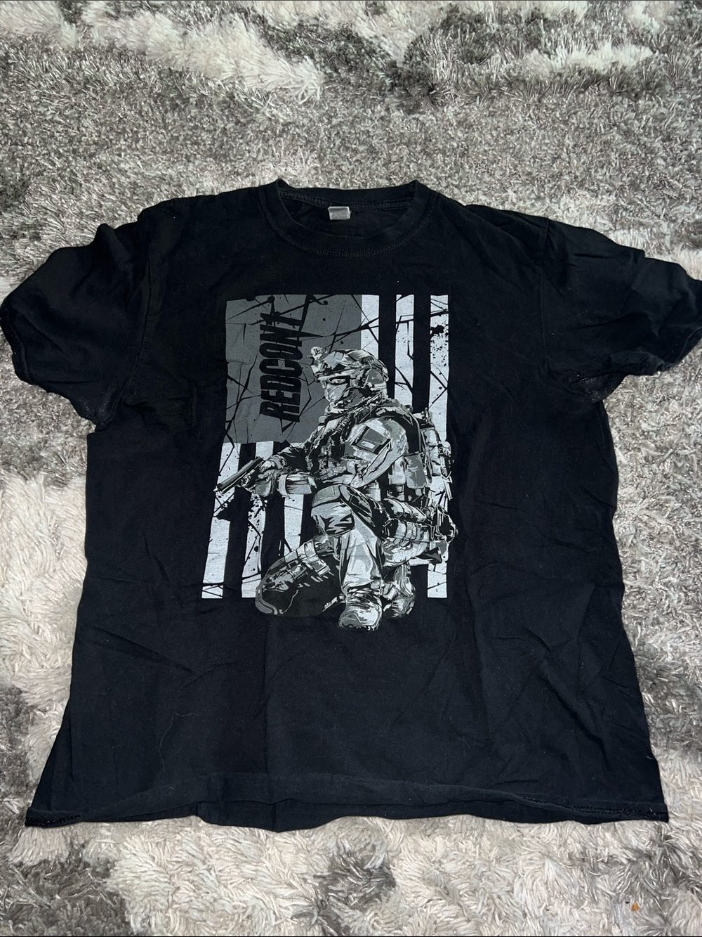 Men’s REDCON1 Large Black Military Tactical Graphic Men’s T‑Shirt